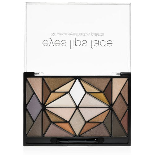 E.l.f. 32 Piece Geo Eye-Shadow Palette, Natural, 0.9 Ounce