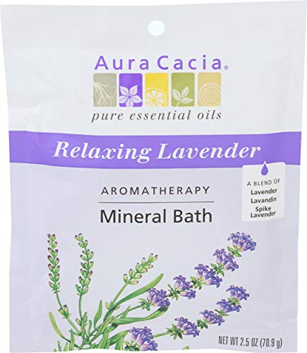 Aura Cacia Bath Mnrl Lavendar Relaxing Beauty and Personal Care Aura Cacia