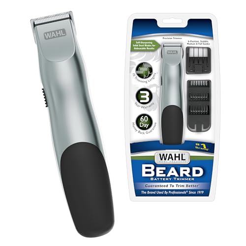 Wahl Groomsman Battery Operated Facial Hair Trimmer for Beard & Mustache Trimming Including Light Detailing and Body Grooming - Model 9906-717V Beauty and Personal Care Wahl Default Title
