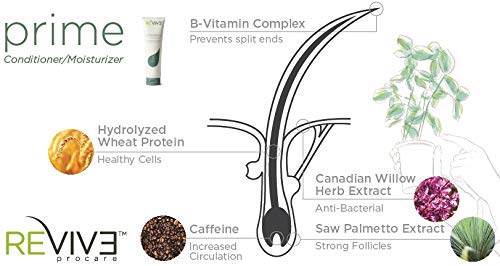 Revive Procare Prime Moisture & Hair Conditioner - Color Safe Conditioner For Healthy Scalp & Hair - Volumizing Hair Products To Reduce Breakage