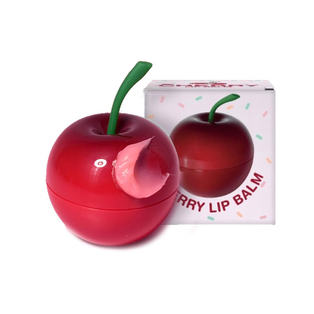PRETTYSKIN Moisturizing Korean Vegan Lip Balm 0.31oz. (9g) Smooth, Soft Texture, Hydrating, Natural Shine, Glossy (Cherry) Beauty and Personal Care PRETTYSKIN