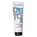 Redken Detox Hair Cleansing Cream Clarifying Shampoo For All Hair Types - Removes Buildup and Strengthens Hair Cuticle, 8.5 Fl Oz