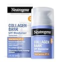 Neutrogena Collagen Bank Face Moisturizer, Broad Spectrum SPF 30 Anti-Aging Face & Neck Collagen Cream, Micro-Peptides, No White Cast 2 fl oz & Trial