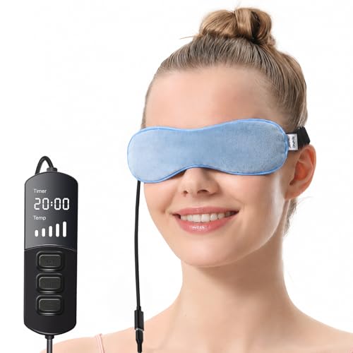 Aroma Season Heated Eye Mask for Dry Eyes, Warm Eye Compress with Flaxseed for MGD, Dry Eye Syndrome, Chalazion Blepharitis Stye Eye Treatment, Steam Beauty and Personal Care Aroma Season Default Title
