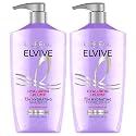 L'Oreal Paris Elvive Hyaluron Plump Shampoo and Conditioner Set for Dehydrated, Dry Hair with Hyaluronic Acid Care Complex, 1 Kit (2 Products)