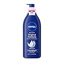 NIVEA Original Moisture Body Lotion with Vitamin E, 48-Hour Body Moisturizer for Normal to Dry Skin, 16.9 Fl Oz Pump Bottle