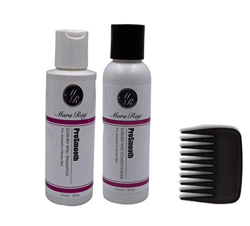 NEW! Mara Ray ProSmooth Travel Size Shampoo, Conditioner and Wide Tooth Comb Kit