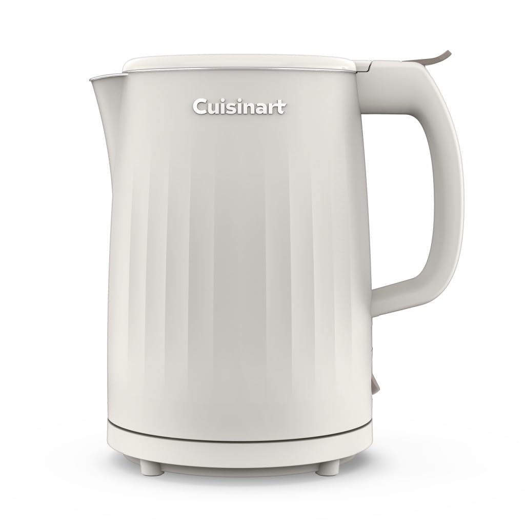 Cuisinart Soho 1-Liter Double Wall Electric Hot Water Kettle, Tea Kettle with Stainless Steel Interior, One Touch Operation to Boil Water for Tea…