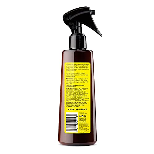 Marc Anthony Curl It Up Volume Boost Spray – Extra Hold Styling Spray with Avocado Oil & Shea Butter – Paraben, Sulfate & Phthalate-Free