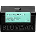 BLUMAAN Matte Cream Clay - High Hold Matte Finish - Versatile, Easy To Apply, Weightless Control, Nourishing and Cleansing Hair Care Essential