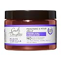 Carol's Daughter Black Vanilla Moisture and Hold Jelly, Hair Gel For Dry Hair with Shea Butter, Jojoba and Vanilla, 12 Fl Oz