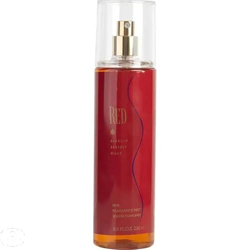 Red By Giorgio Beverly Hills Body Mist 8 Oz