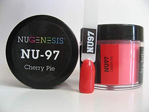 NuGenesis Nail Dipping Powder Color 1.5oz/43g Jar - (NU97 CHERRY PIE) Beauty & Personal Care Nugenesis