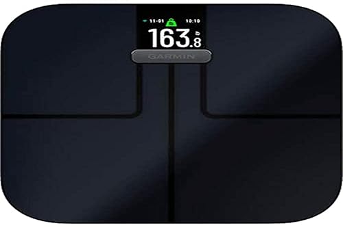 Garmin Index S2, Smart Scale with Wireless Connectivity, Measure Body Fat, Muscle, Bone Mass, Body Water and More, Black (Renewed) (Renewed)