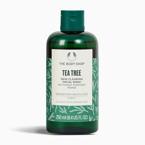 The Body Shop Tea Tree Skin Clearing Facial Wash - Purifying Vegan Face Wash For Oily, Blemished Skin - 8.4 oz