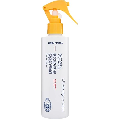 SEVEN POTIONS Salt Spray for Men - Hair Texture Spray with Matte Finish & Grit - Volumizing Pre-Styler for Beach Waves - Water-Based, Quick-Dry