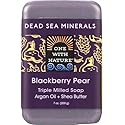 One With Nature Blackberry Pear Bar Soap, 7 Ounces (Pack Of 3)
