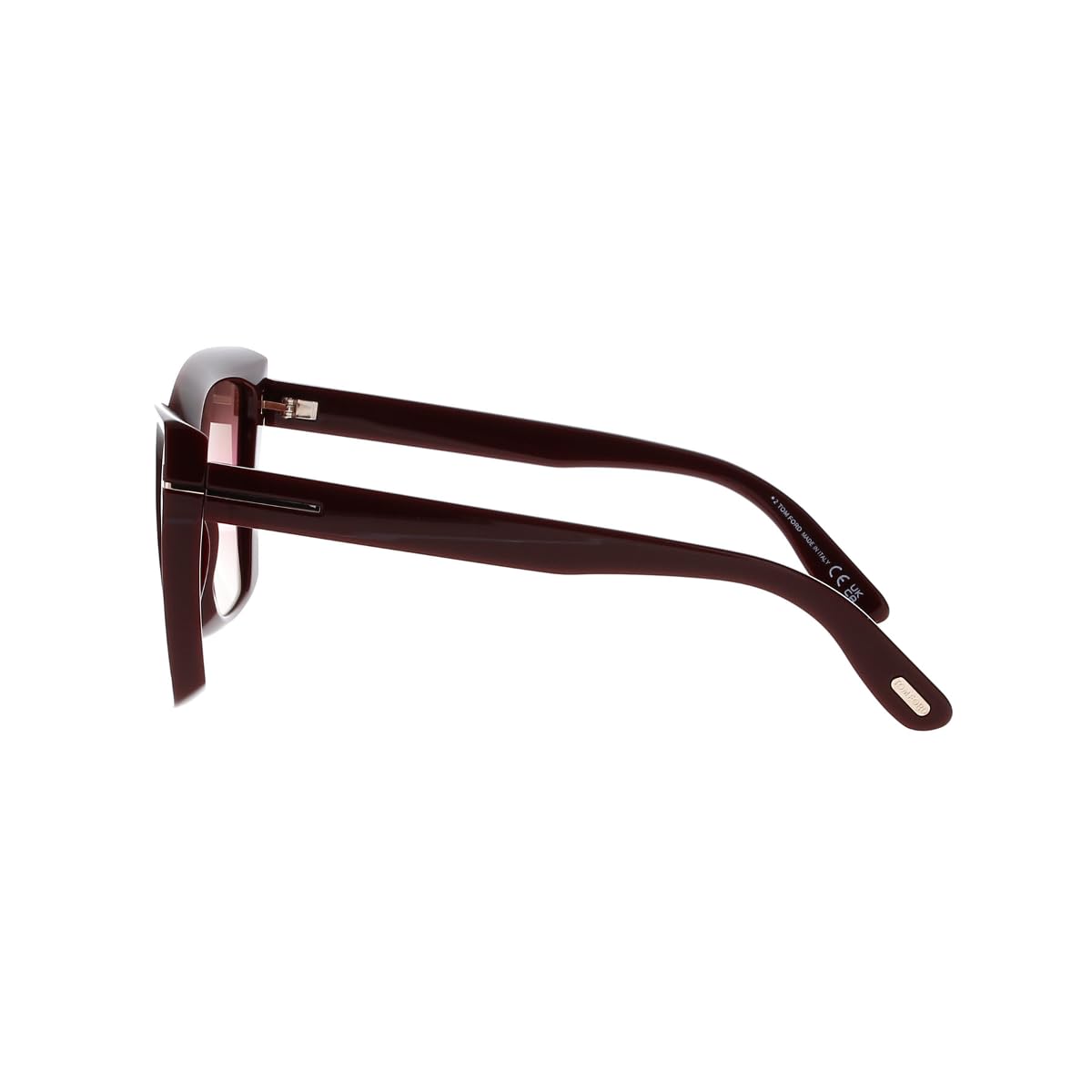 Sunglasses Tom Ford FT 0920 Scarlet- 02 69F Shiny Burgundy/Gradient Brown, Pin