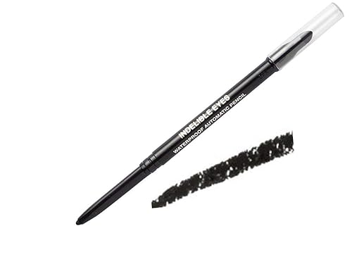 Indelible Eyes Smooth Waterproof Gel Eyeliner - PITCH BLACK - Smudge proof - Ultra Smooth - Super Easy - Long lasting - Blender tip - Longwear - no