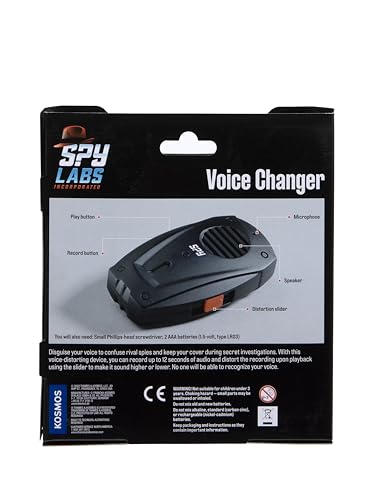 Thames & Kosmos Spy Labs Voice Changer – Voice Distorting Device with Multiple Ranges, Fun Detective Gadget for Young Investigators