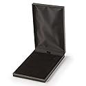 Novel Box Black Jewelry Box for Necklace 4.4x6.25x1.4 Inch - Faux Leatherette Jewelry Display Gift Boxes - Soft Velvet Interior Necklace/Pendant…