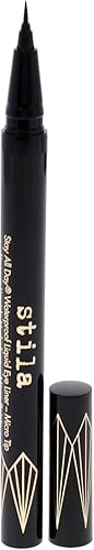 Stila Stay All Day Waterproof Liquid Eye Liner Micro Tip - Intense Black - 0.016 Oz Eyeliner