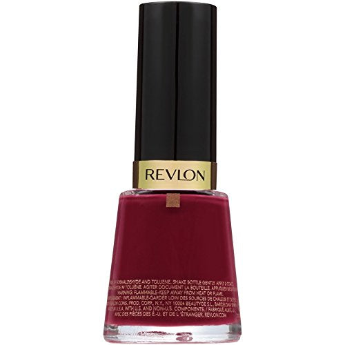 Revlon Nail Enamel, Chip Resistant Nail Polish, Glossy Shine Finish, in Plum/Berry, 620 Bewitching, 0.5 oz