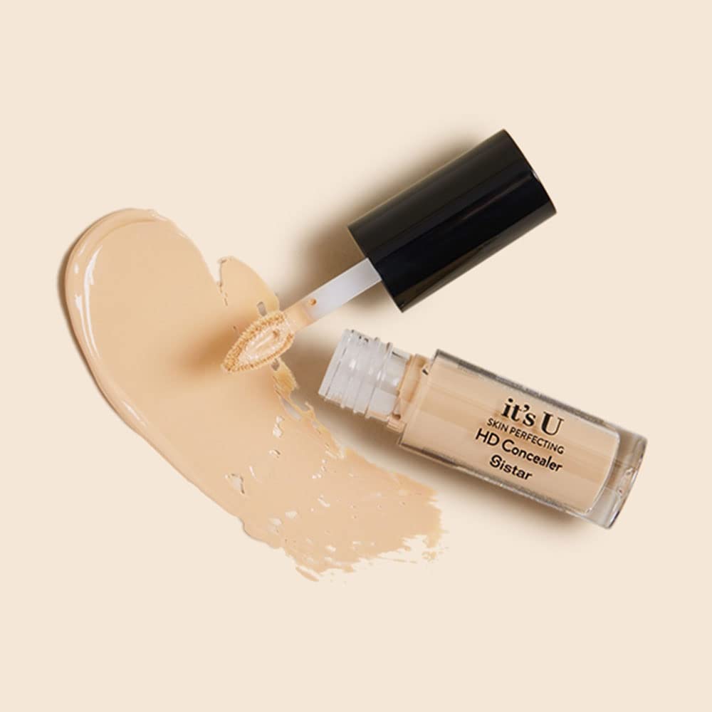 Sistar it's U Skin Perfecting HD Concealer Full Coverage Lightweight Long Lasting Correcting Liquid Contour Cover Masker Makeup 5 ml / 0.17 fl. oz