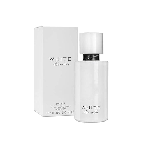 Kenneth Cole White for Her Eau de Parfum Spray for Women, Notes of Mandarin, Vanilla, Musk, and Orchid, Fruity, Fresh, Feminine Scent, Long-Lasting