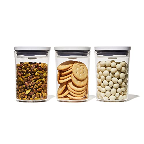 OXO Good Grips Round 3-Piece Mini Round POP Canister Set