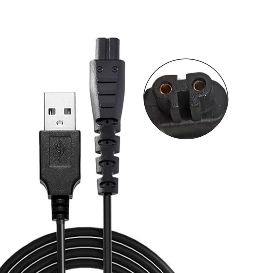 Tuchaolan 5V Shaver Charger USB Cable for Remington HC4250 XR7000 XR7100 XR7200 PG6250 XR1350 Electric Shaver Power Cord Replacement Adapter Beauty and Personal Care Tuchaolan