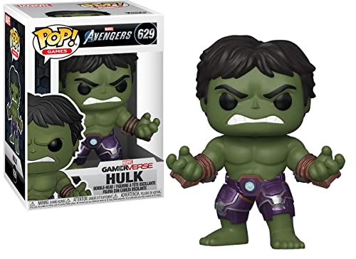 Funko Pop! Marvel: Avengers Game - Hulk (Stark Tech Suit), Multicolor, Model:47759