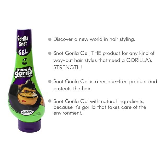 MOCO DE GORILA Strong Hold Gel, 11.99 oz (Pack of 5)