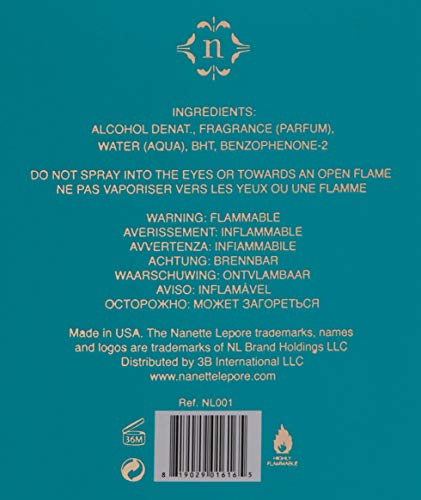 Nanette Lepore Eau De Parfum Natural Spray, 3.4 Fl Oz