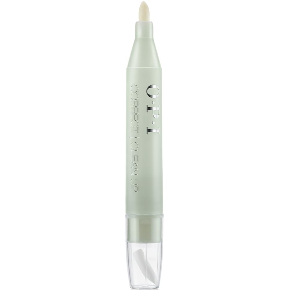 OPI Correct Clean Up | Refillable Nail Polish Remover Corrector Pen | Gentle & Non-Drying Formula | Includes Replacement Tip | 0.13 fl oz Beauty and Personal Care OPI Default Title