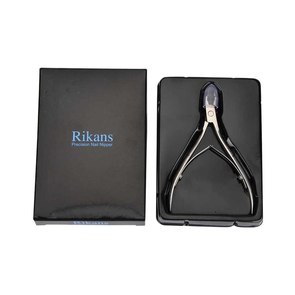 Rikans Professional Cuticle Clippers for Nails - Razor Sharp Cuticle Trimmer Tool - Durable Stainless Steel Cuticle Clippers for Adults - Ergonomic