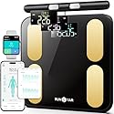 RunStar Scale for Body Weight and Fat, BMI Muscle Mass to 28 Body Composition, FSA&HSA Eligible Digital Bathroom Scales 8-Electrode with Voice Prompt…