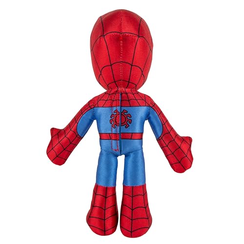 Marvel Spidey and His Amazing Friends Web Flash Spidey Plush - 9-Inch Plush with Light Up Signal - Toys Featuring Your Friendly Neighborhood Spideys