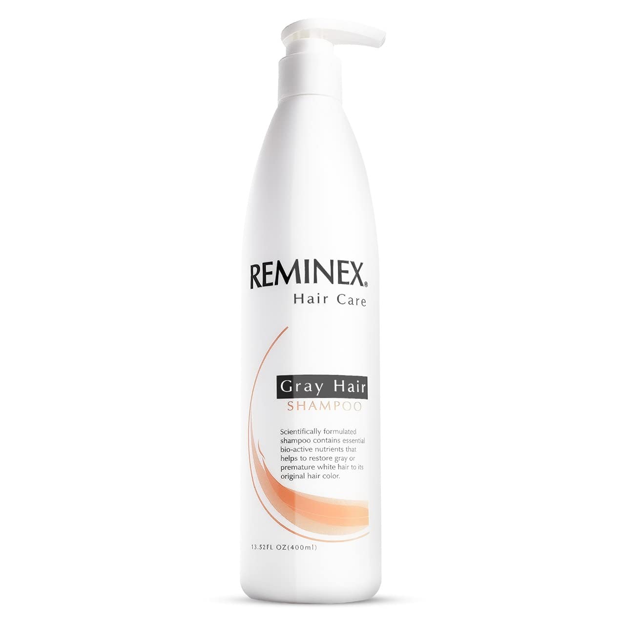 Reminex Anti Gray Hair Shampoo - Proprietary Treatment Infused with Argan Oil To Help Restore Gray And White Hair To Its Natural Color - 13.5 Oz No