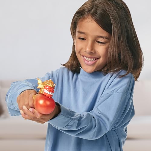 Heroes of Goo Jit Zu Stretch Strikers Blazagon – Stretchy Action Figure with Unique Goo Filling, Stretches 3X Size, Squishy Collectible Toy