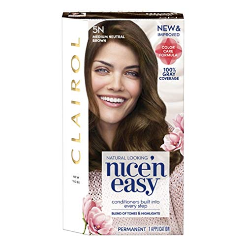Clairol Nice'n Easy Permanent Hair Color Medium Natural Brown 5N (Pack of 12)