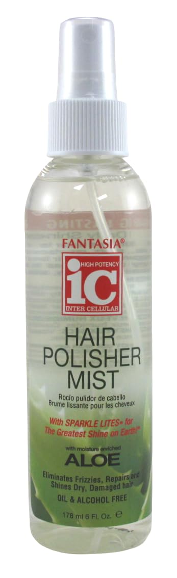 Fantasia Ic Hair Polisher Mist 6 Ounce Pump (177ml) (3 Pack)