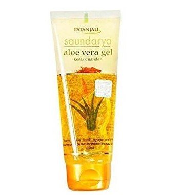 Patanjali Aloe Vera Gel Kesar Chandan (2 x 60 ml)