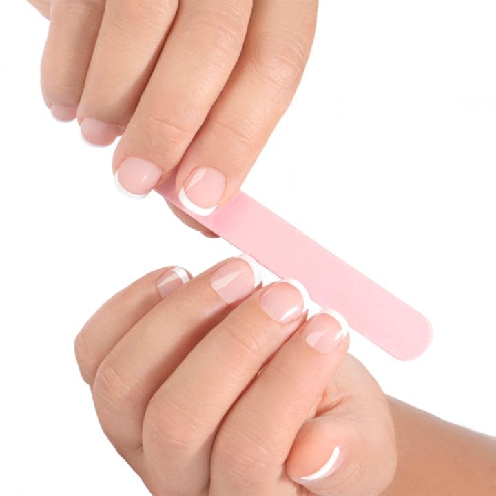 Iridesi Professional Colorful Mini Finger Nail Files Washable Emery Boards 3-1/2 Inches Long 12 Fingernail Files Per Pack