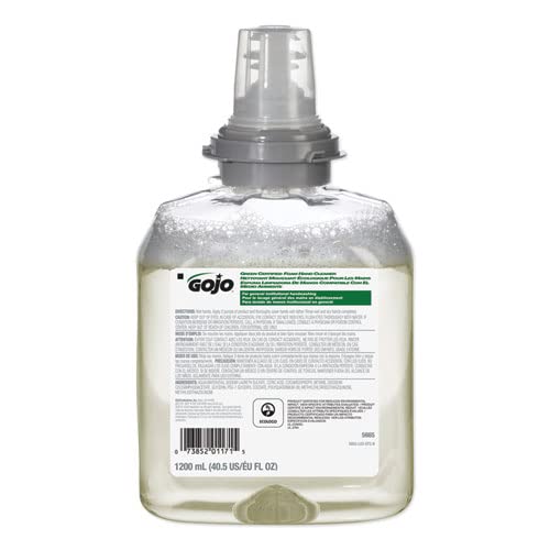 GOJO Industries 315-5665-02 Green Certified Foam Hand Cleaner, TFX 1200 mL Refill Beauty & Personal Care GOJO Industries