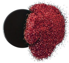 Jolie Sparkling Metallic Body Glitter (Red)