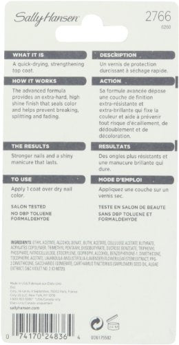 Sally Hansen Strengthening Topcoat 0.45 Ounce (13ml)