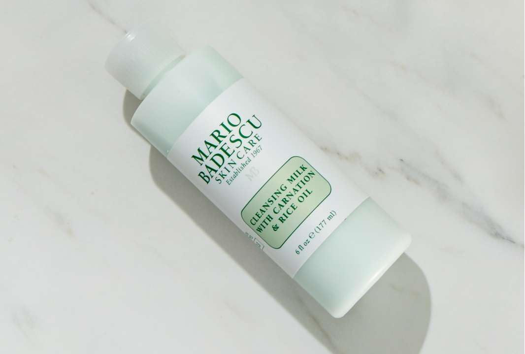 Mario Badescu Cleansing Milk with Carnation, Rice Oil & Vitamin E - No Rinse Liquid Makeup Remover Cleanser with Milky Formula For Skin Care