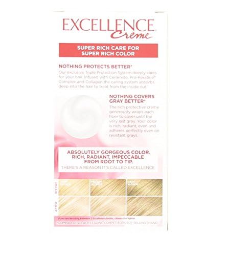 L’Oreal ParisExc H/C Nat Bld #9 R Size 1ct Excellence Creme Hair Color Light Natural Blonde #9