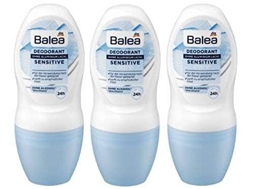 Balea Deodorant Roll On Sensitive Care 50ml x 3 Beauty and Personal Care Balea